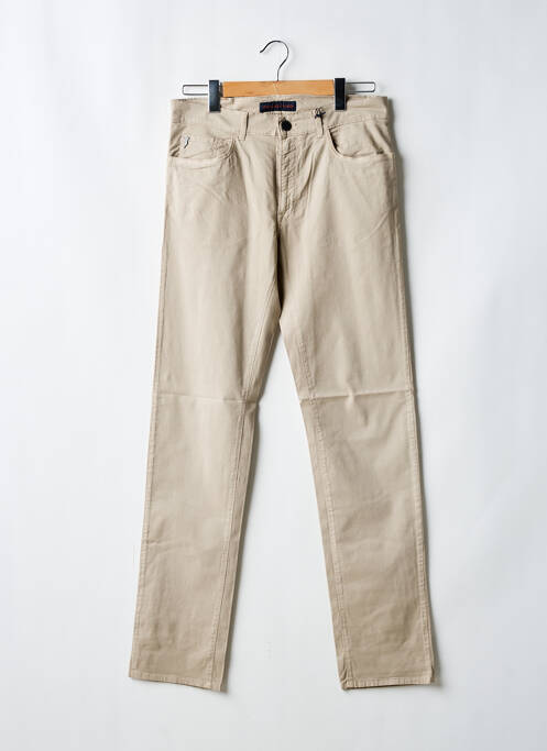 Pantalon slim beige TRUSSARDI JEANS pour homme