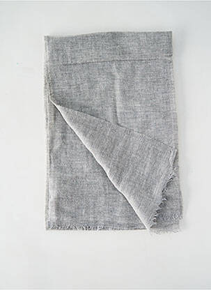 Echarpe tissage chiné gris GRAN SASSO femme