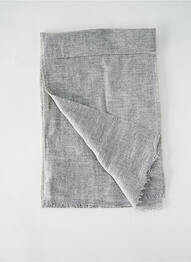 Echarpe tissage chiné gris GRAN SASSO femme