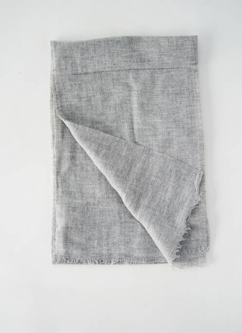 Echarpe tissage chiné gris GRAN SASSO femme