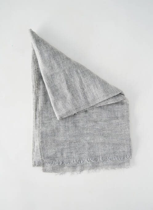 Echarpe tissage chiné gris GRAN SASSO femme