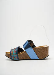 Mules/Sabots bleu PLAKTON pour femme seconde vue