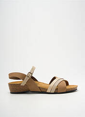 Sandales/Nu pieds beige PLAKTON pour femme seconde vue