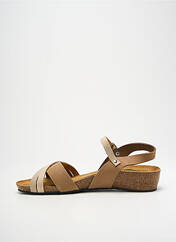 Sandales/Nu pieds beige PLAKTON pour femme seconde vue