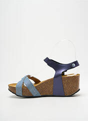 Sandales/Nu pieds bleu PLAKTON pour femme seconde vue