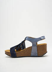 Sandales/Nu pieds bleu PLAKTON pour femme seconde vue