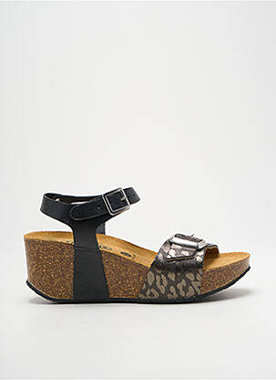 Sandales/Nu pieds noir PLAKTON pour femme