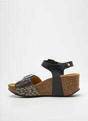 Sandales/Nu pieds noir PLAKTON pour femme seconde vue