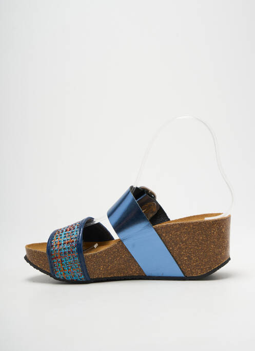Mules/Sabots bleu PLAKTON pour femme