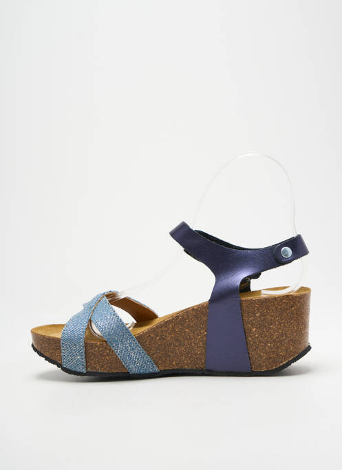 Sandales/Nu pieds bleu PLAKTON pour femme