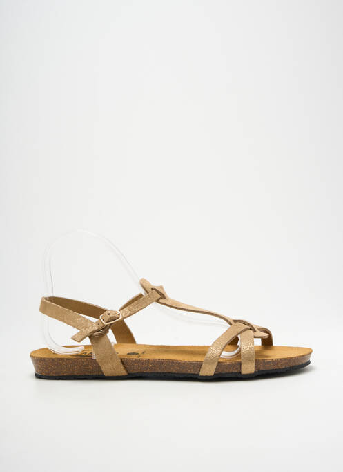 Sandales/Nu pieds or PLAKTON pour femme