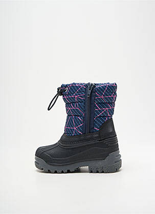 Bottes impression bout rond bleu CMP fille
