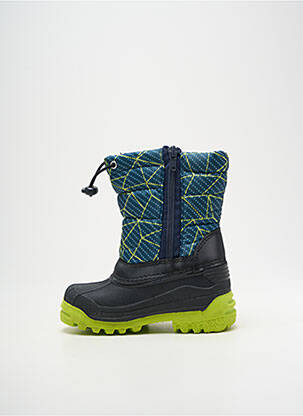 Bottes tissage satiné bout rond vert CMP garçon