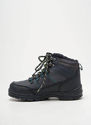 Bottines/boots tissage satiné bout rond noir CMP garçon