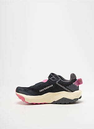 Baskets fermeture scratch bout rond rose NEW BALANCE fille