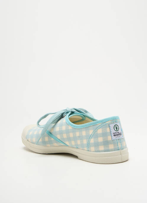 Baskets bleu NATURAL WORLD pour femme