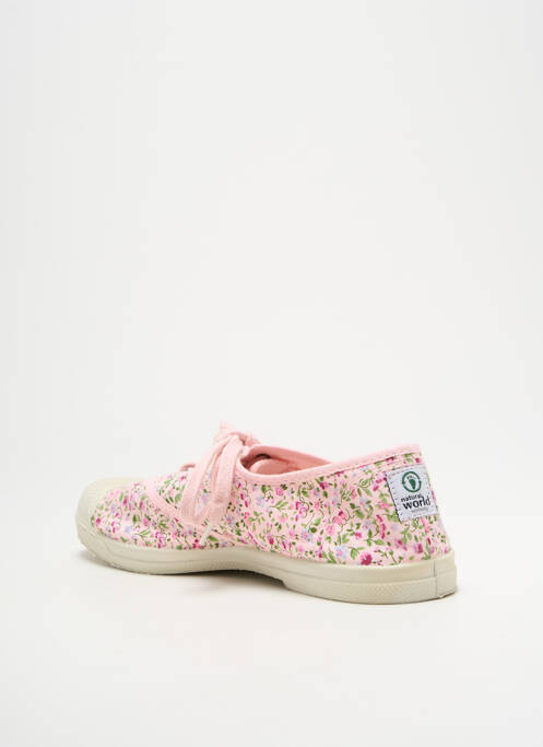 Baskets rose NATURAL WORLD pour femme
