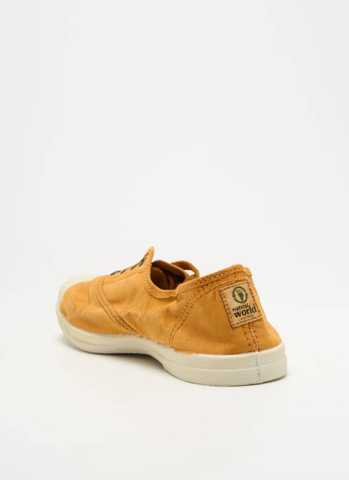 Slip ons jaune NATURAL WORLD pour femme