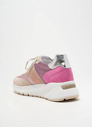 Baskets nubuck talon de 4 à 6cm rose NERO GIARDINI femme
