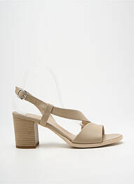 Sandales/nu pieds talon bottier talon de 4 à 6cm beige NERO GIARDINI femme