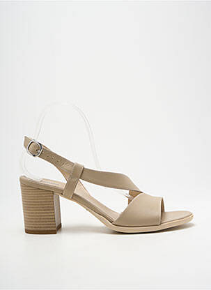 Sandales/nu pieds talon bottier talon de 4 à 6cm beige NERO GIARDINI femme