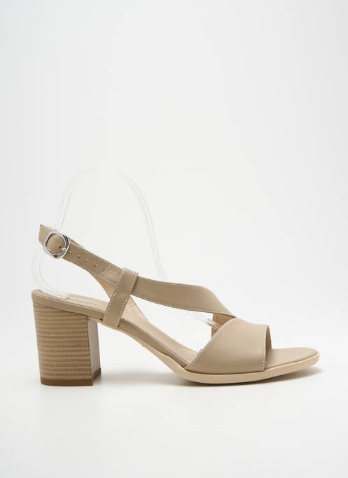 Sandales/nu pieds talon bottier talon de 4 à 6cm beige NERO GIARDINI femme