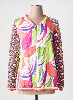 Blouson col v rose AN II VITO femme