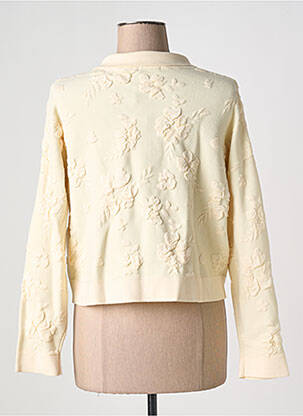 Gilet manches longues stretch beige ESQUALO femme