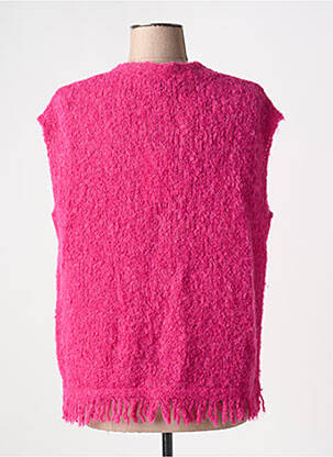 Gilet sans manche coupe droite rose MES SOEURS ET MOI femme