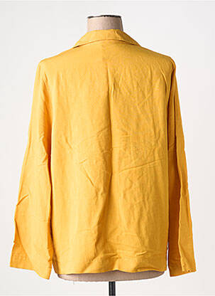 Blazer poches jaune NICE THINGS femme