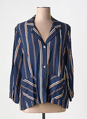 Blazer poches bleu NICE THINGS femme