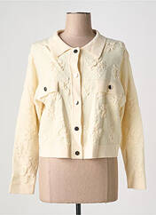 Gilet manches longues beige ESQUALO pour femme seconde vue