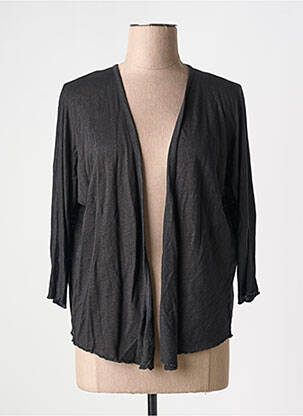 Gilet manches longues gris POUNOU pour femme