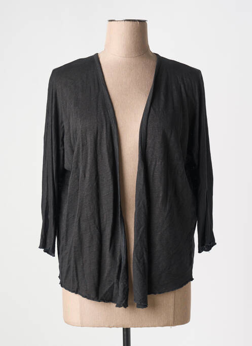 Gilet manches longues gris POUNOU pour femme