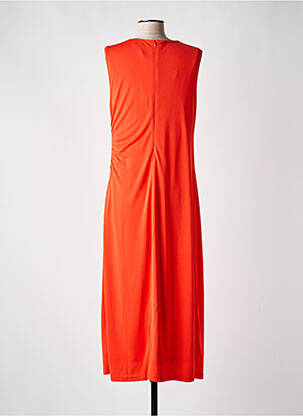 Robe longue sans manche sans manche orange ESQUALO femme