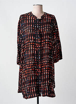 Robe courte manches 3/4 manches 3/4 noir MASAI femme