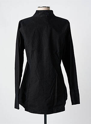 Chemisier coupe cintrée manches longues noir YELLOW LABEL femme