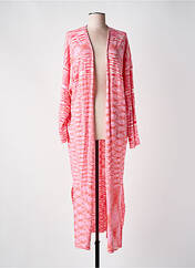 Gilet manches longues rouge YESTA pour femme seconde vue