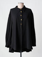 Tunique manches longues noir MAT. pour femme seconde vue