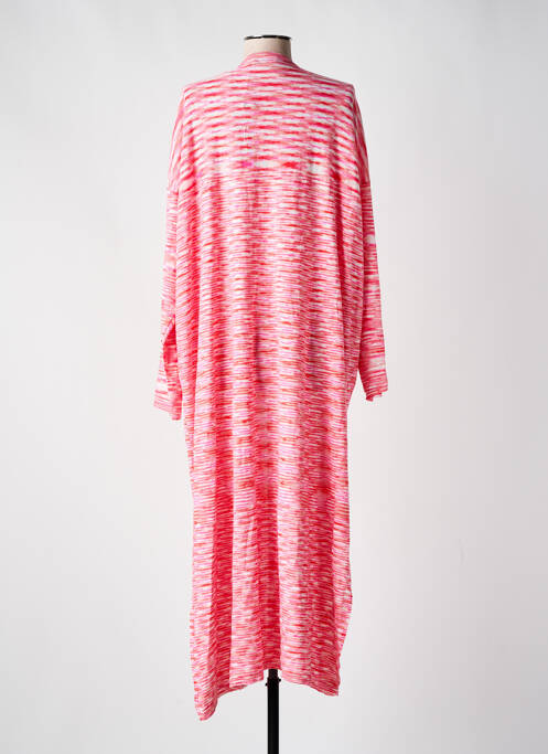 Gilet manches longues rouge YESTA pour femme