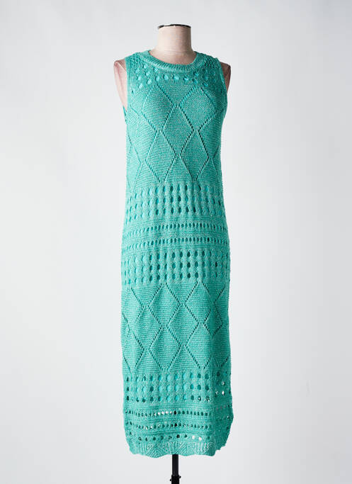 Robe longue vert ESQUALO pour femme