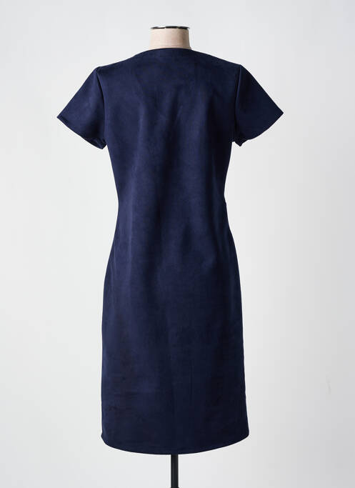 Robe mi-longue bleu ONE O ONE pour femme