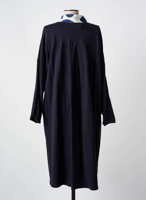 Robe mi-longue bleu VINTAGE pour femme