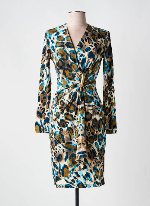 Robe mi-longue marron ESQUALO pour femme