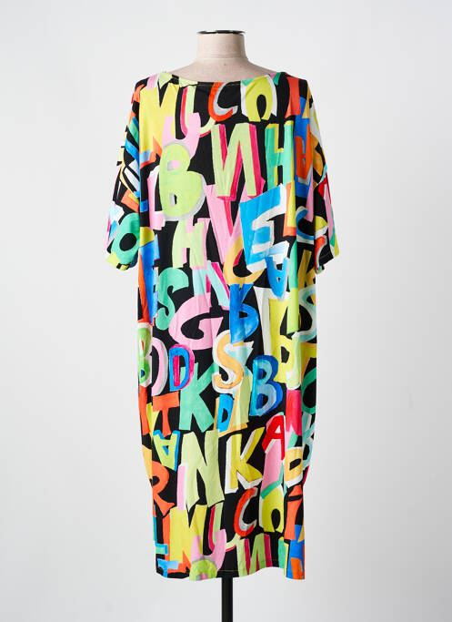 Robe mi-longue noir AN II VITO pour femme