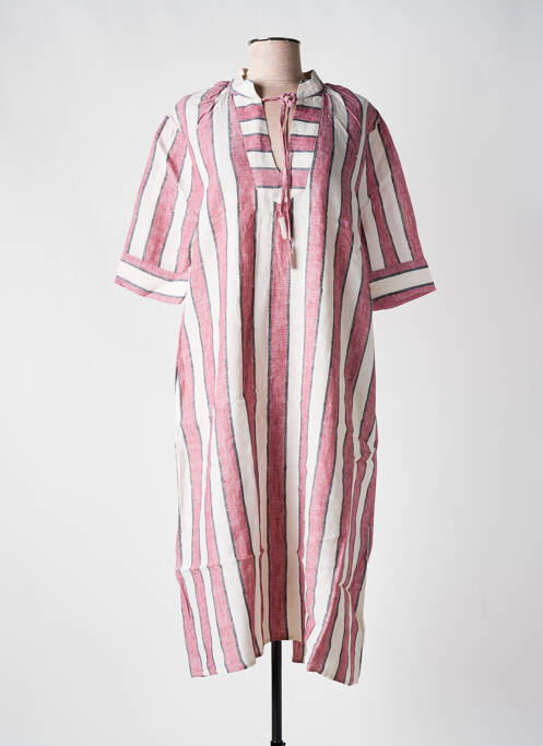 Robe mi-longue rouge MASAI pour femme