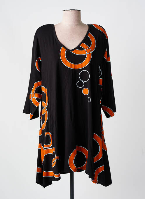 Tunique manches longues noir OLIVER JUNG pour femme