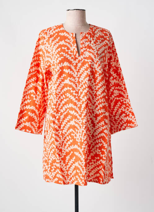 Tunique manches longues orange MASAI pour femme