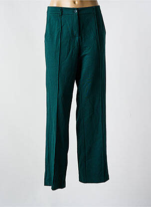 Pantalon droit stretch taille normale vert ZILCH femme