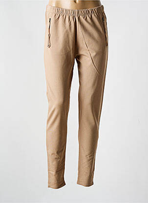 Jegging tissage jersey taille normale marron MASAI femme